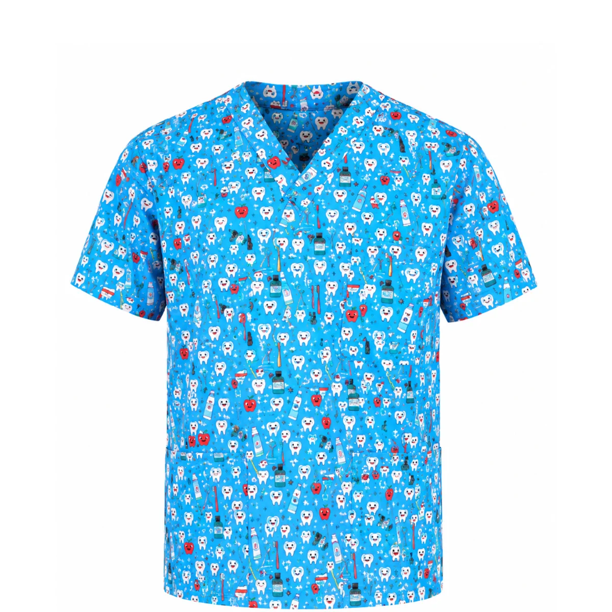 Printed Scrub Top — Health Hero