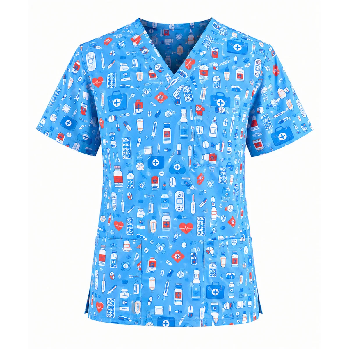 Printed Scrub Top — Health Hero — Health Hero